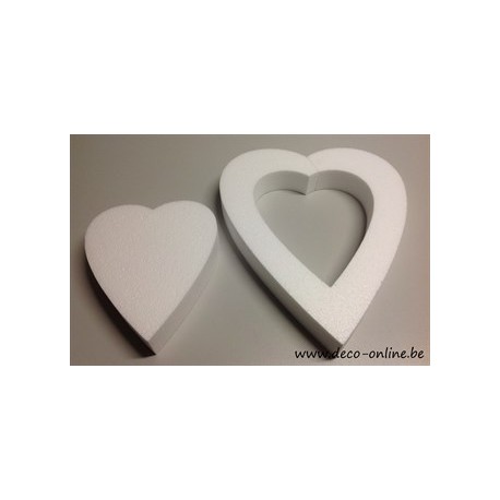 STYROPOR (POLYSTYRENE) COEUR 25CM + 40CM