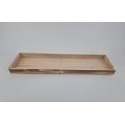 COUPE EN BOIS 60X16CM WHITE WASH
