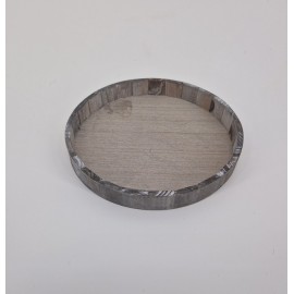 COUPE EN BOIS RONDE 25X3CM GRIS