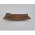 SCHAAL HOUT GEBOGEN BRUIN 43X19X7CM