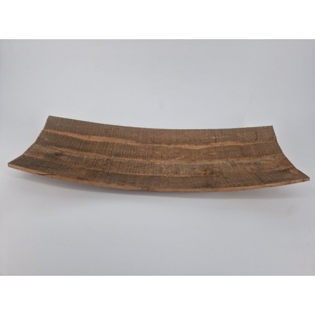 SCHAAL HOUT GEBOGEN BRUIN 43X25X9CM