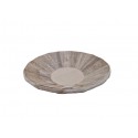COUPE EN BOIS RONDE 30CM WHITE WASH