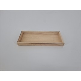 COUPE EN BOIS 26X11CM WHITE WASH 864/165