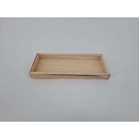 COUPE EN BOIS 26X11CM WHITE WASH 864/165