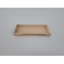 COUPE EN BOIS 26X11CM WHITE WASH