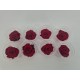 ROSE STABILISEE (MEDIUM OPEN) +/-4.5CM BORDEAUX 8PCS