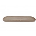 COUPE OVALE PAULOWNIA NATUREL 60X15X2.5CM