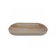 COUPE OVALE PAULOWNIA NATUREL 30X15X2.5CM
