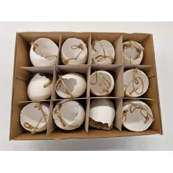 Oeufs d'oie, avec corde 12pcs