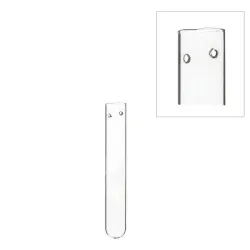 Pipette en verre (tube) 1.5x10cm 12pcs