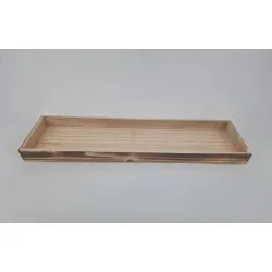 Coupe en bois 60x16cm white wash 