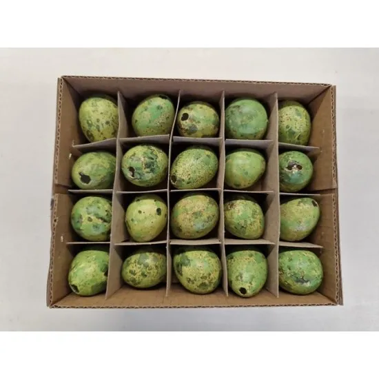 Oeufs de caille vert 60pcs