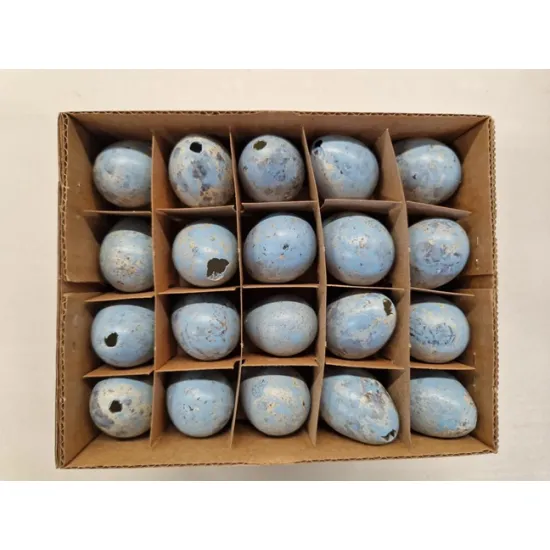 Quail eggs light blue 60pcs