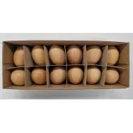 Oeufs de poulet brun 12pcs