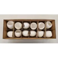 Oeufs de poulet ouvert blanc 12pcs