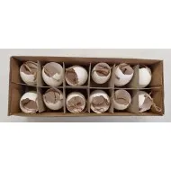 Chicken eggs white, open with rope 12pcs