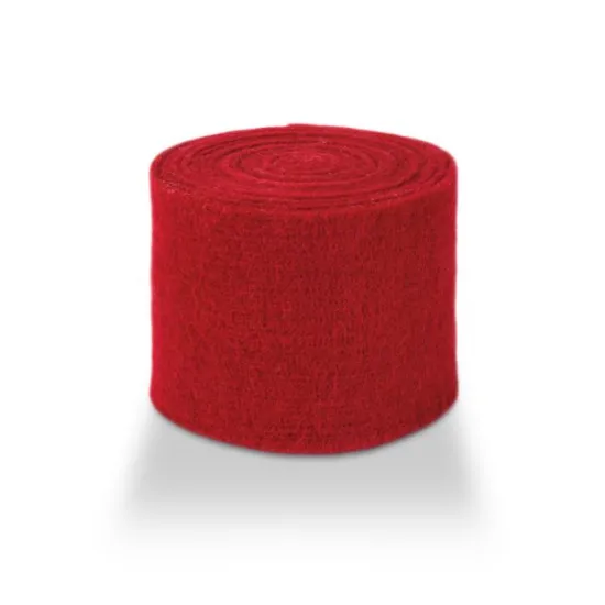Wol vilt 7.5cm +/-5m bordeaux