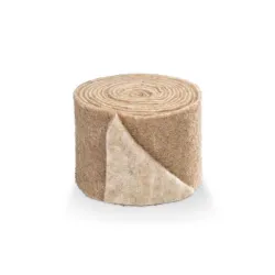 Wool felt vintage 7.5cm +/-5m white