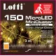 Lighting on batteries indoor silver wire string 150l/300cm led warm white 3xaa(batteries not included)