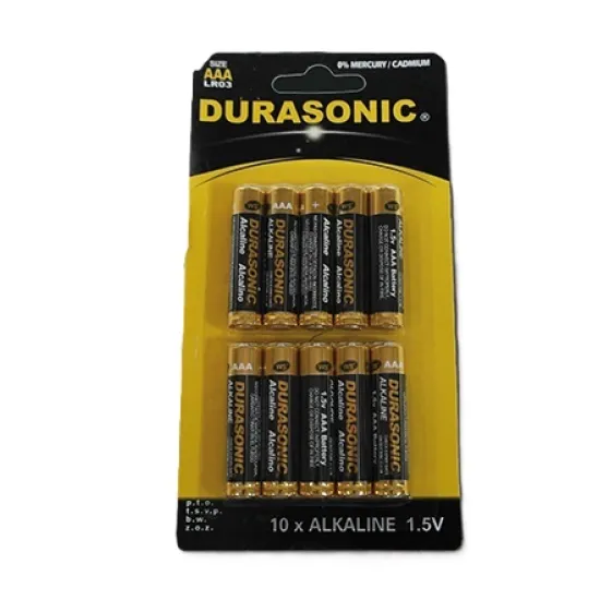 AAA alkaline battery blister 10pcs