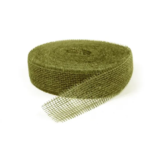 Jute 5cm 40m moss green