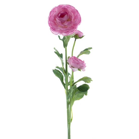 Ranunculus x3 pink 64cm