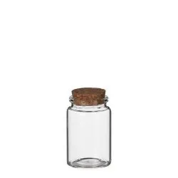 Bouteille transparante h7.5 h4.5cm 12pcs