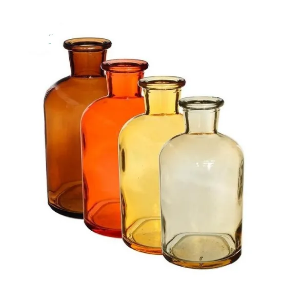 Bottle riga d7 h12 ass. 4 colours 12pcs