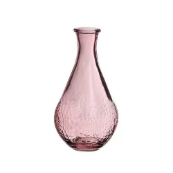 Vase dahlia d9 h16 rose clair 12pcs