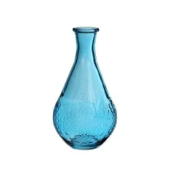 Vase dahlia d9 h16 ocean blue 12pcs