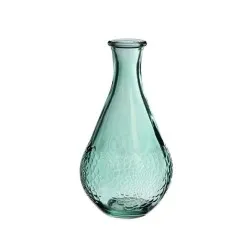 Vase dahlia d9 h16 smaragd 12pcs