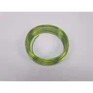 Fil aluminium 2,0mm vert 100gr +/-12m