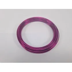 Fil aluminium 2,0mm strong pink 100gr +/-12m