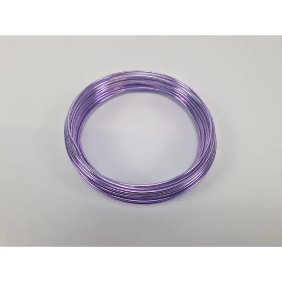 Aluminum wire 2.0mm lilac pastel 100gr +/-12m