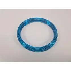 Fil aluminium 2,0mm turquoise 100gr +/-12m