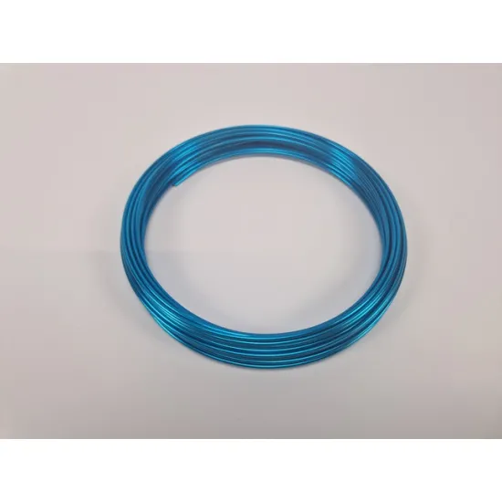 Aluminum wire 2.0mm turquoise 100gr +/-12m