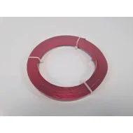 Fil aluminium flat 10mmx5mx1mm rouge