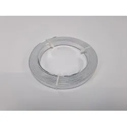 Fil aluminium flat 10mmx5mx1mm argent