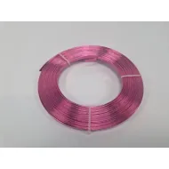 Fil aluminium flat 5mmx10mx1mm strong pink