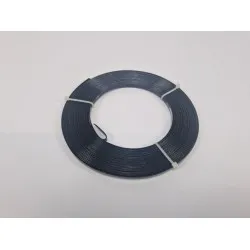 Fil aluminium flat 5mmx10mx1mm noir