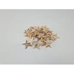 Etoiles ecorce de bouleau 5cm +/-40pcs