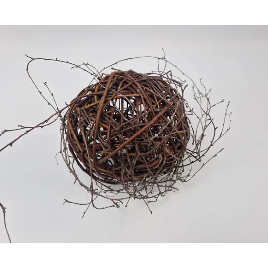 Sphere birch + willow 20cm natural