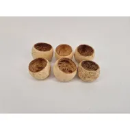 Bel cup small natural 6pcs
