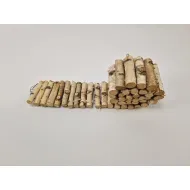 Birch branch on roll 9x100cm natural