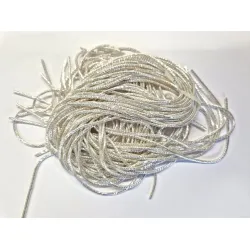 Fil bouillon argent 2mm 100gr