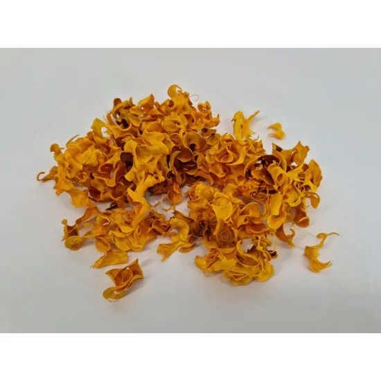 Curly pods geel +/-250gr