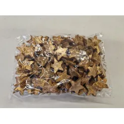 Etoiles de coco 3cm or 100pcs