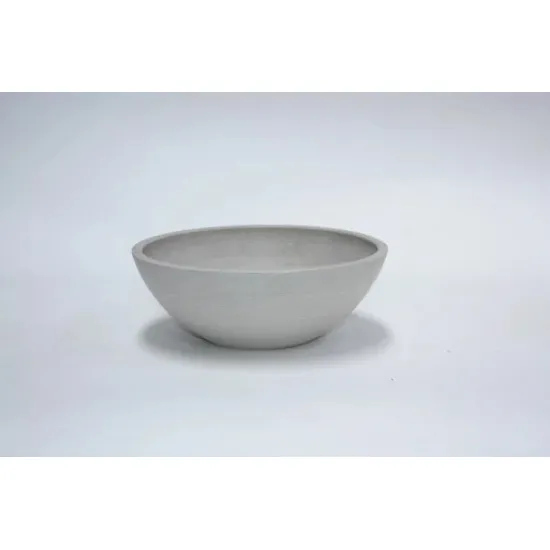Eco friendly pot white stone 30.5*11cm