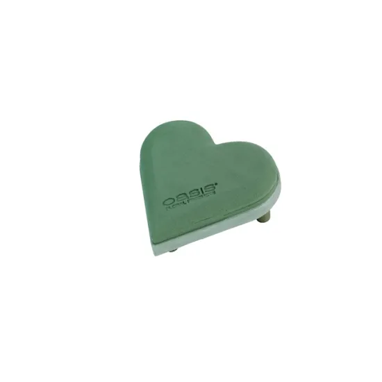 Oasis ecobase heart 19x20x4.5cm 1pc