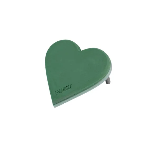 Oasis ecobase heart 29x30x4.5cm 1pc